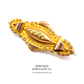 Edwardian Gold Mourning Brooch (c. 1905)