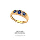Antique Gold, Sapphire and Diamond 7-stone Ring (18ct gold; c.1902)