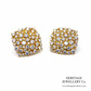 Morelli Large Confetti Cushion Stud Diamond Earrings