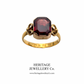 Early Victorian Garnet Ring (22ct Gold; c.1863)