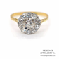 Antique Old Cut Diamond Cluster Ring (18ct gold; c.0.80ct)