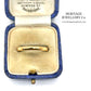 Vintage 22ct Gold 2mm Wedding Band (c.1936)