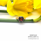 Fine Fire Garnet Solitaire Ring (18ct)