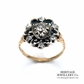 Antique Old Cut Diamond Cluster Ring
