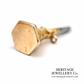 Antique Gold & Steel Watch Key