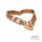 Antique Gold Gate Bracelet with Padlock