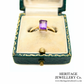 Vintage Amethyst Dress Ring (9ct Gold)