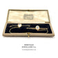 Antique Moonstone Twin Brooches (boxed)