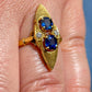 Vintage Sapphire and Diamond Ring