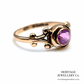 Antique Pink Sapphire Singe Stone Ring