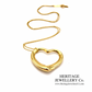 Tiffany & Co. Open Heart Pendant and Chain by Elsa Peretti (27mm)