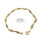 Vintage Fancy Link Gold Bracelet