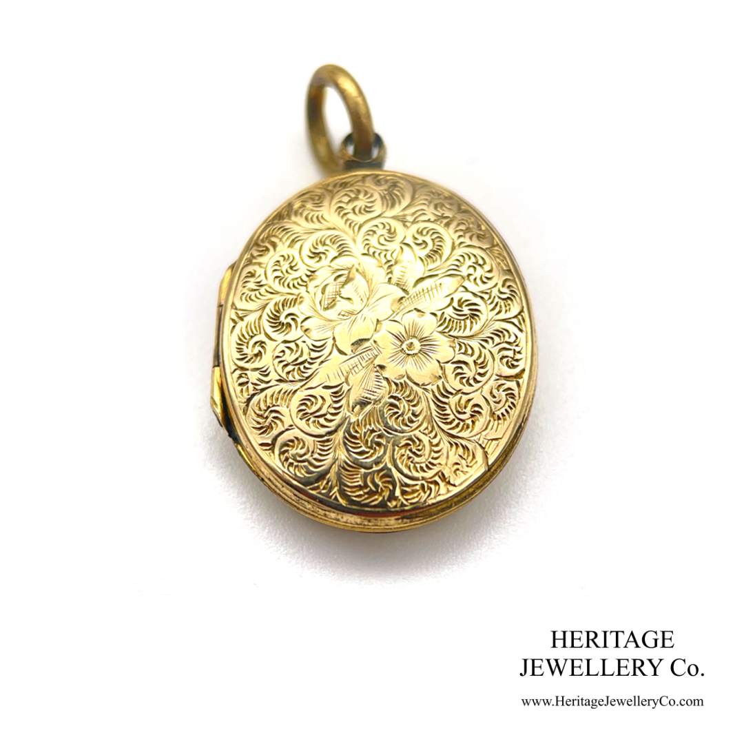 Antique Victorian Gold Locket (9ct gold)