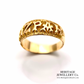 RESERVED FOR C - Antique Victorian Mizpah Ring (c.1884; 15ct gold)