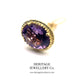 Antique Figural Amethyst Fob Seal Pendant