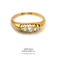 Antique Gold 5-Stone Diamond Ring (c.0.25ct)