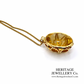Important French Citrine Pendant with Chain (18ct gold)