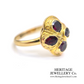 Victorian Garnet Quatrefoil Ring