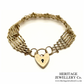 Vintage Gold Gate Bracelet (9ct Gold)