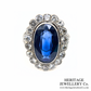 Art Deco Sapphire and Diamond Ring