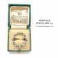 Vintage Sapphire & Pearl Brooch