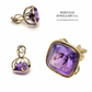 Amethyst Intaglio Fob Seal Pendant (15ct Gold)