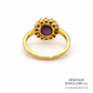 Fine Star Ruby & Diamond Cluster Ring