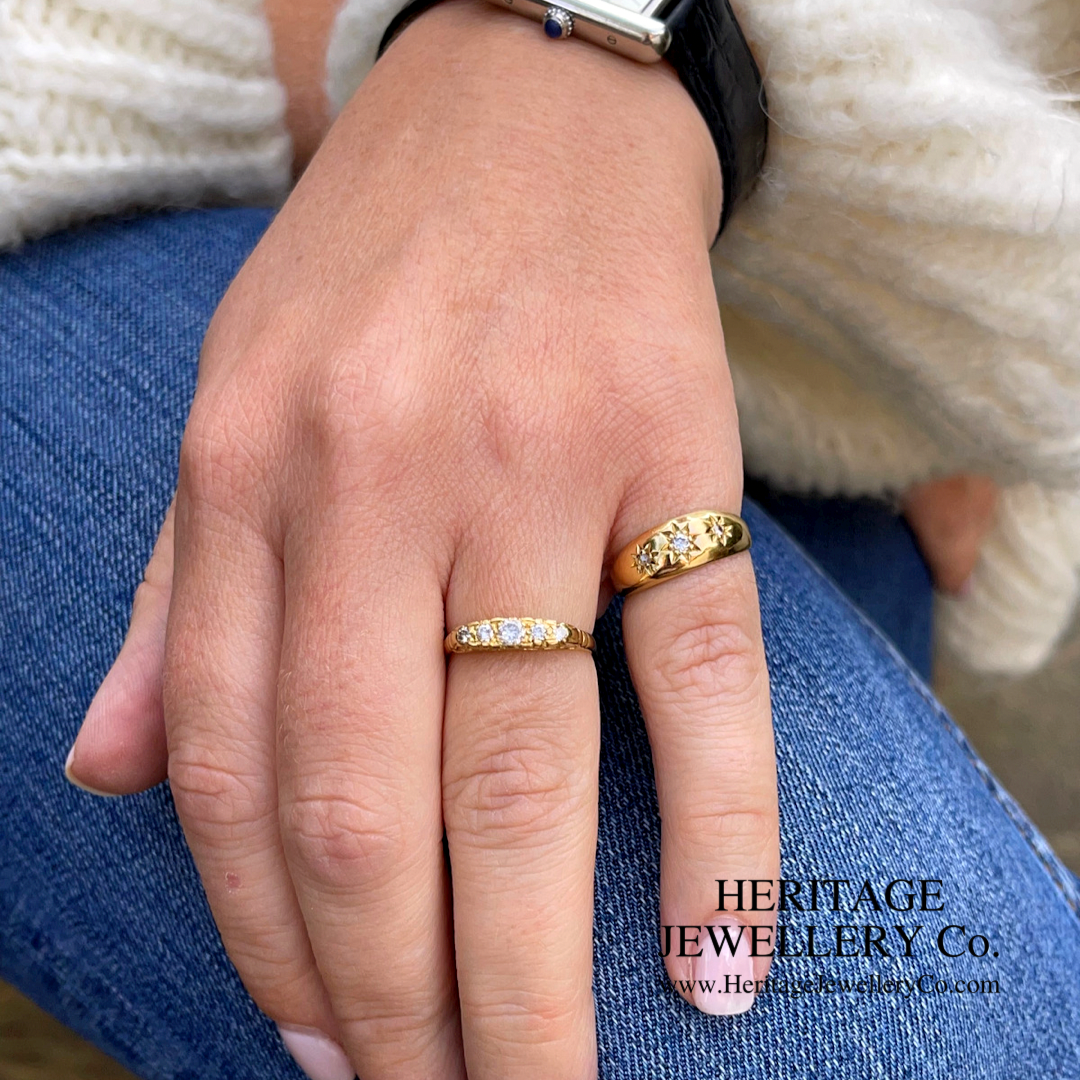 Cartier 5 stone best sale ring