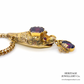 Antique Victorian Garnet Snake Necklace