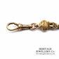 Antique Albertina with Fob and T-Bar