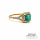 Fine Emerald and Diamond Ring