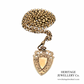 Antique Long Guard Chain and Medallion