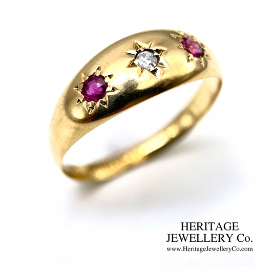 Ruby & Diamond Gypsy Ring