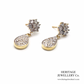 Vintage Diamond Drop Earrings (9ct gold; 1.0ct)