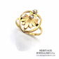 Art Nouveau Gold & Pearl Ring