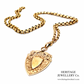 Antique Long Guard Chain and Medallion