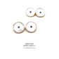Antique Cufflinks set with Mother of Pearl and Sapphire