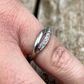 Vintage Diamond Cross-Over Ring (Platinum)
