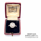 French Rose Cut Diamond Cluster Ring
