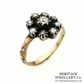 Georgian Old Cut Diamond Cluster Ring