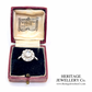 French Rose Cut Diamond Cluster Ring