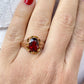 RESERVED - Antique Garnet Ring