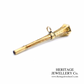 Antique Gold Key with Chalcedony Seal