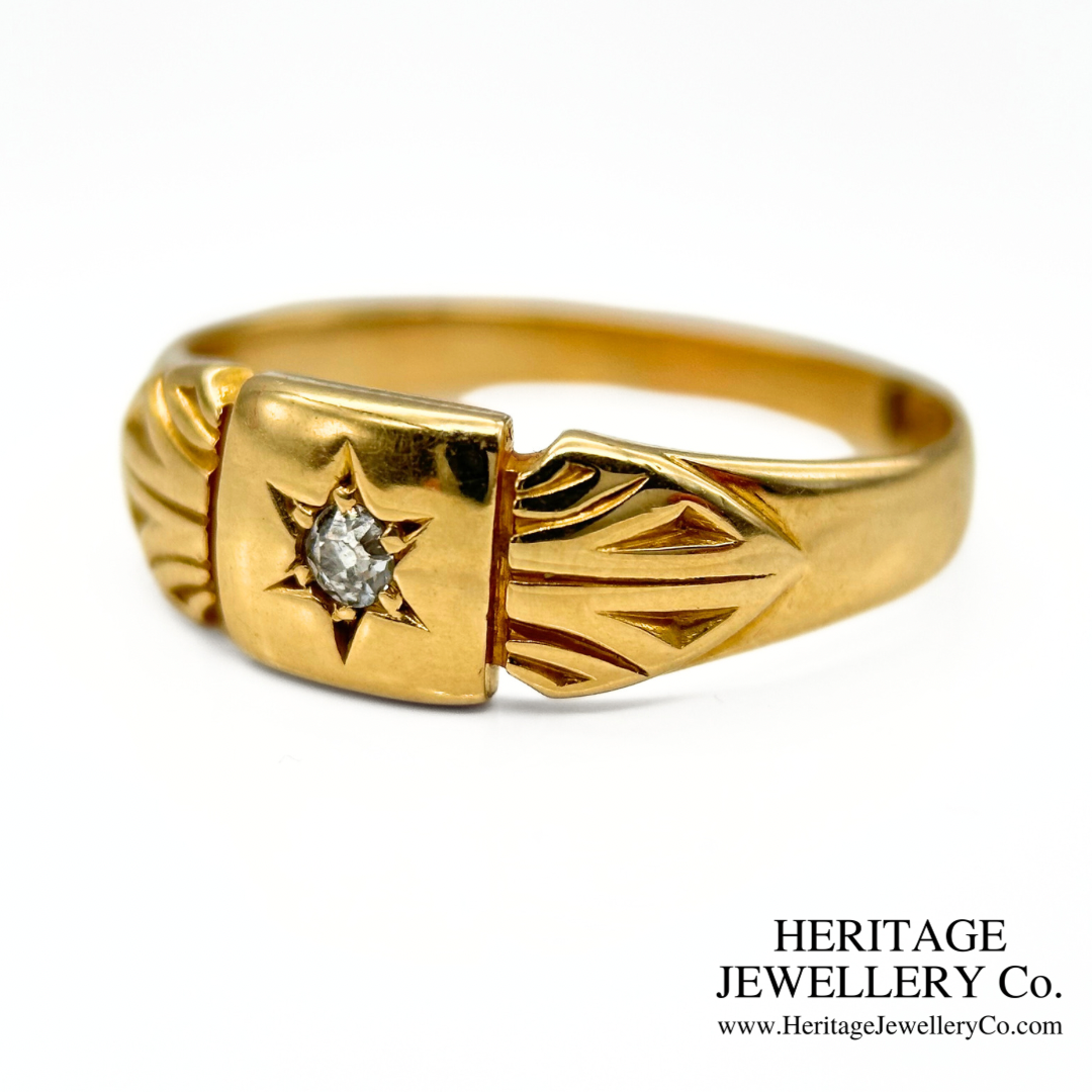 Victorian Diamond Gypsy Ring (c.1892)