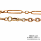 Antique Rose Gold Albert Chain in 9ct Rose Gold