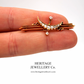Victorian Diamond Crescent Brooch (c.1880-1900)