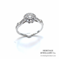 Diamond Daisy Cluster Ring