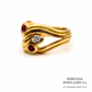 Chaumet Ruby and Diamond Ring (18ct gold)