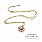 Diamond & Pearl Cluster Pendant