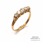 Antique Gold 5-Stone Diamond Ring (c. 0.47ct)
